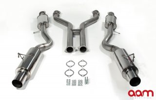 AAM Competition - AAM Competition 370Z R-Line 3" True Dual Exhaust