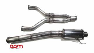 AAM Competition - AAM Competition 370Z 4" Single Exit Exhaust System