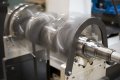 VR38 Crankshaft spinning on AAM Competition's CNC Engine Balancer