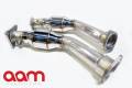 Q50/Q60 - Exhaust Upgrades - AAM Competition - AAM Competition 3.0TT Q50S Resonated Lower Downpipes