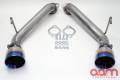 370Z - Exhaust Upgrades - AAM Competition - AAM Competition 370Z S-LINE Short Tail Exhaust (Titanium Tips)