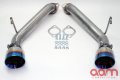 G37 - Exhaust Upgrades - AAM Competition - AAM Competition G37 Coupe S-LINE Short Tail Exhaust (Titanium Tips)