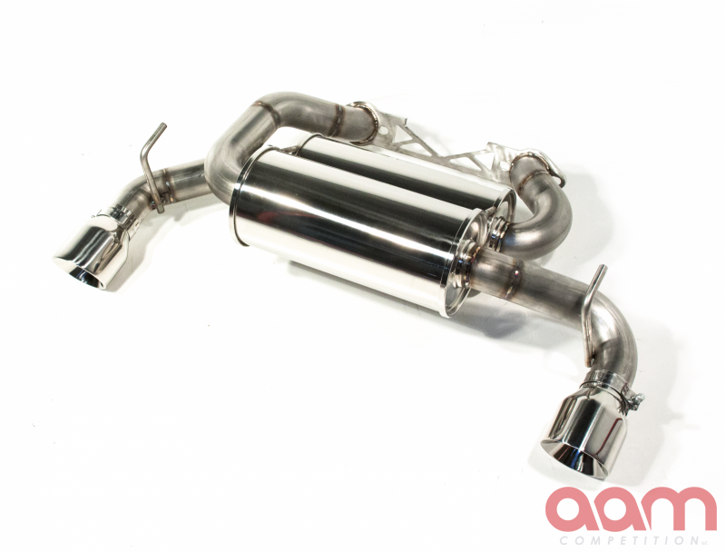 AAM Competition G37 Rear Exhaust Axle Back System w/ Stainless Tips ...