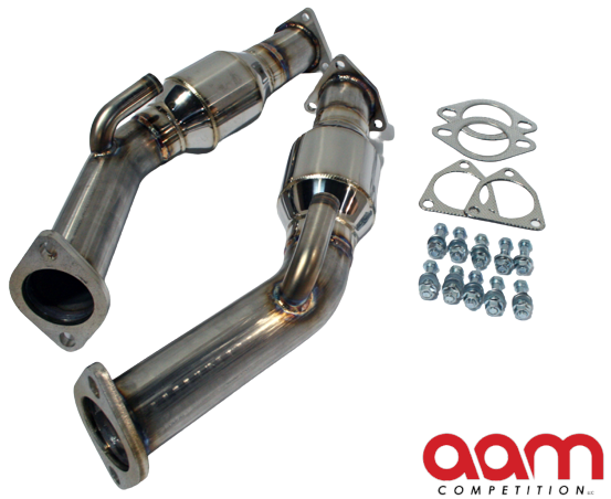 AAM Competition 2.5" Resonated Test Pipes (350Z / G35)