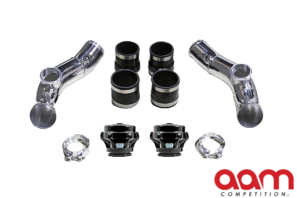 AAM Competition R35 GT-R Upper I/C Pipe Kit Twin Tial BOV's