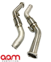 AAM Competition Nissan Z 3.0T Cast Full Downpipes High Flow Cat