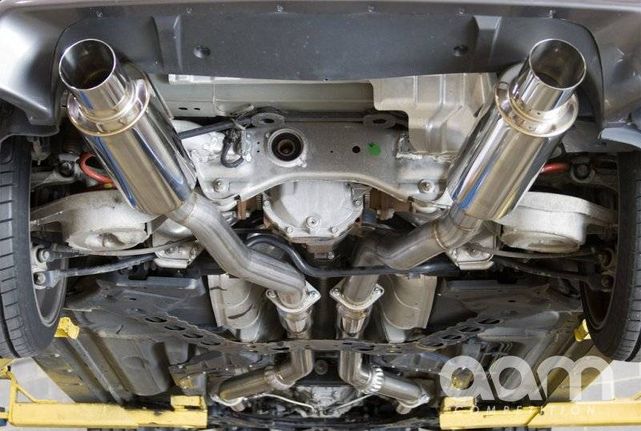 Infiniti exhaust store system