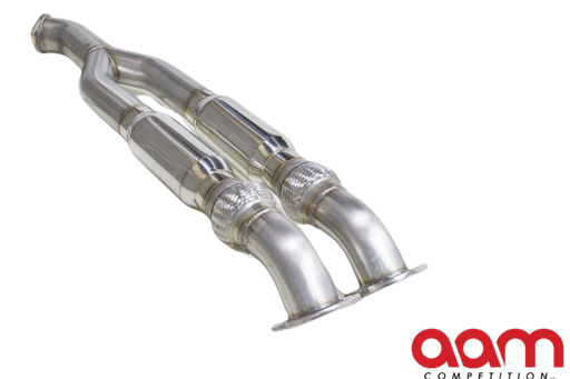 [AAMCGTRE-MIDRES] AAM Competition R35 GT-R Resonated Midpipe 3 inches to 3.5 inches