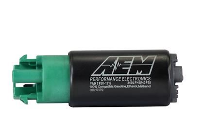 [AEM-50-1215-KIT] AEM GT-R Fuel Pump Kit 340 LPH w/ Mounting Hooks - E85 Ethanol Compatible (2 Pumps)